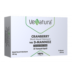 Venatura Cranberry ve D-Mannoz 30 Kapsül