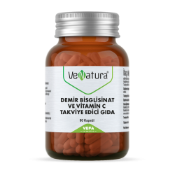 Venatura Demir Bisglisinat Ve Vitamin C 90 Kapsül