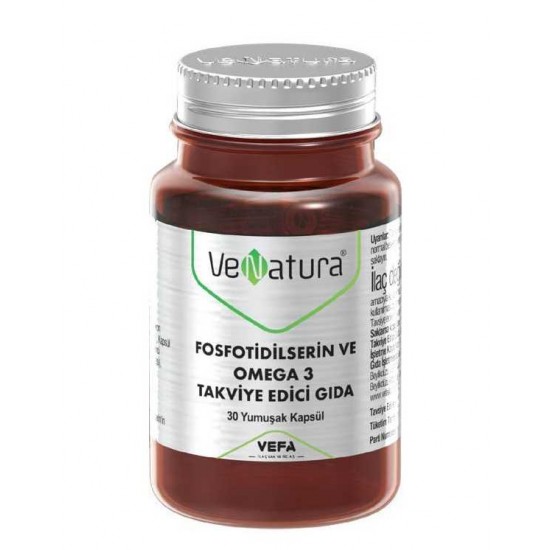 Venatura Fosfotidilserin ve Omega 3 30 Kapsül Venatura Fosfotidilserin ve Omega 3 30 Kapsül