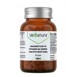 Venatura Magnezyum ve Vitamin B6 60 Tablet Takviye Edici Gıda