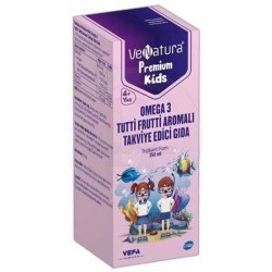Venatura Premium Kids 150 ml Omega 3 Şurup Tutti Frutti Aromalı skt : 11/2022