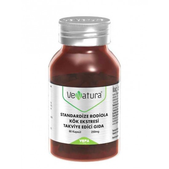 Venatura Standardize Rodiola Kök Ekstresi 60 Kapsül