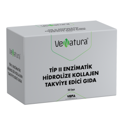 Venatura Tip 2 Enzimatik Hidrolize Kollajen Takviye Edici Gıda 30 Şase