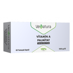 Venatura Vitamin A Palmitat 1000mcg 60 Kapsül