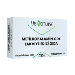 Venatura Vitamin B12 Metilcobalamin ODT (oral dağılan Tablet ) 30 Tablet 