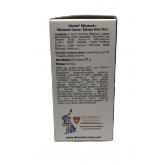 Vitawin Melatonin 3 Mg 60 Tablet