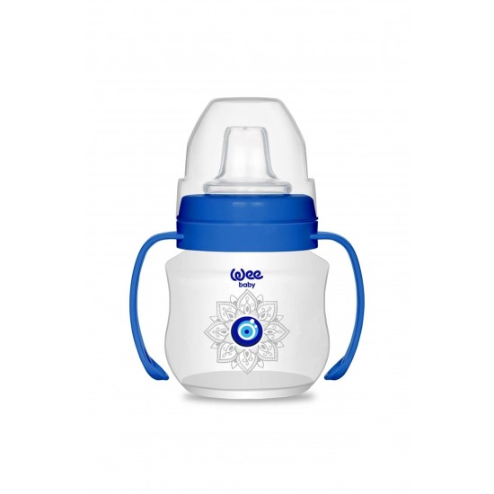 Wee Baby Akıtmaz Kulplu Pp Bardak 125 ml - Nazar Boncuğu Wee Baby Akıtmaz Kulplu Pp Bardak 125 ml - Nazar Boncuğu