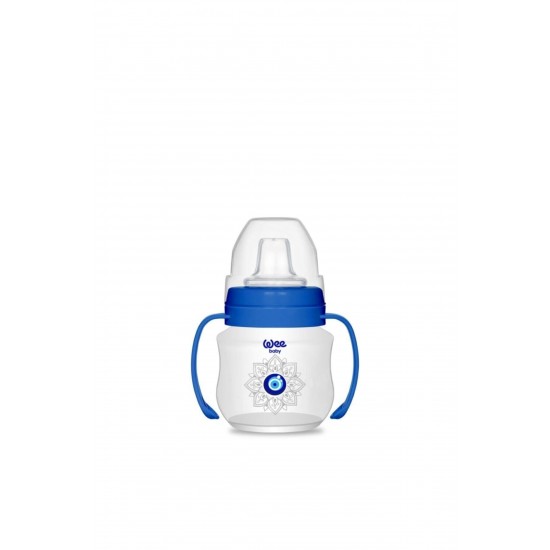 Wee Baby Akıtmaz Kulplu Pp Bardak 125 ml - Nazar Boncuğu Wee Baby Akıtmaz Kulplu Pp Bardak 125 ml - Nazar Boncuğu