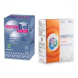 Wellcare Constipass 10 Bölünebilir Saşe+Memethol Hemoroid Bariyer Sprey 10 ml